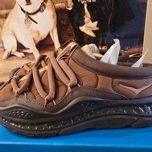 HOKA [Mineral brown] Ora Primo Unisex Shoes 1141570-MCS Slides Mules Mens 10.5